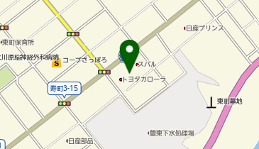 [EV]トヨタカローラ苫小牧(株) むろらん店の地図画像