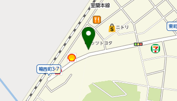 [EV]ネッツトヨタ苫小牧(株) 室蘭キテネッツ館の地図画像