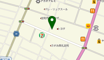 [EV]栃木トヨタ自動車(株) 朝倉店の地図画像