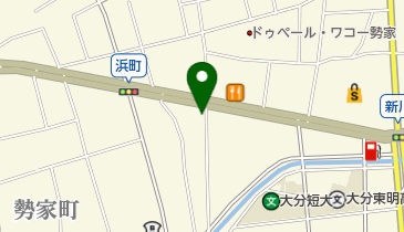 [EV]大分トヨタ自動車(株) 大分中央店の地図画像