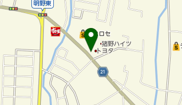 [EV]大分トヨタ自動車(株) アケノプラザの地図画像