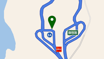 [EV]東日本高速道路(株) NEXCO東日本 秋田自動車道 錦秋湖SA (下り)の地図画像