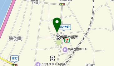 [EV]高梁市役所の地図画像