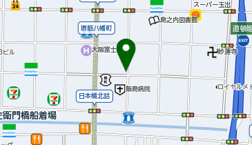 [EV](株)NTT西日本アセット・プランニング APパーク島之内の地図画像