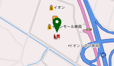 [EV]イオンモール東員 (屋上P G,H区画)の地図画像