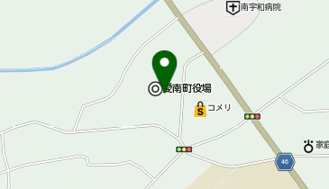 [EV]愛南町役場 本庁舎駐車場の地図画像