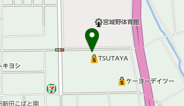 [EV]ヨークベニマル 新田東店 (屋上P)の地図画像