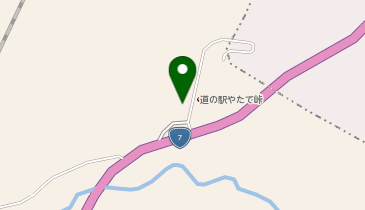 [EV]大館市 道の駅 やたて峠 天然杉といで湯の里 (大館矢立ハイツ)の地図画像
