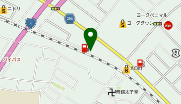 [EV](株)アイソン アポロステーション 八山田西給油所の地図画像