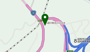 [EV]延岡市 道の駅 北川はゆまの地図画像