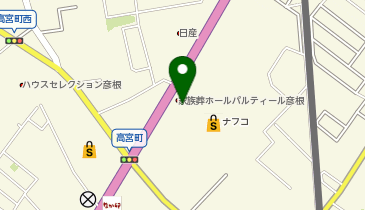 [EV]ライフエールパートナーズ(株) 家族葬ホール パルティール彦根の地図画像