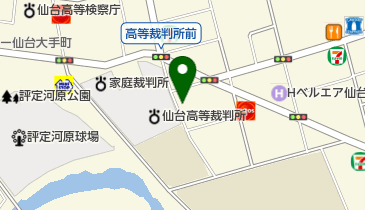 [EV](株)日本駐車場サービス ラッキーパーキング一番町1丁目の地図画像