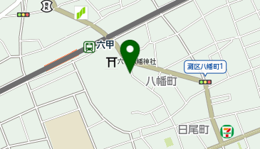 [EV]六甲八幡神社の地図画像