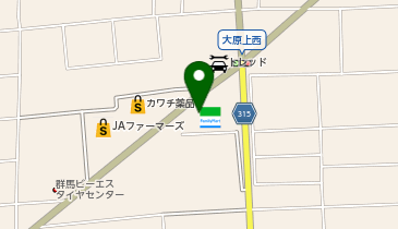 [EV]ファミリーマート太田大原町店の地図画像