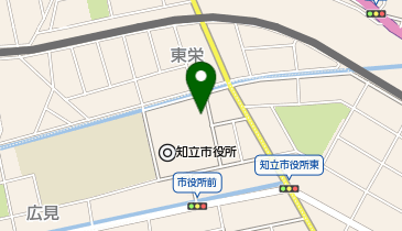 [EV]知立市役所 来庁者駐車場 (ATMコーナー付近)の地図画像