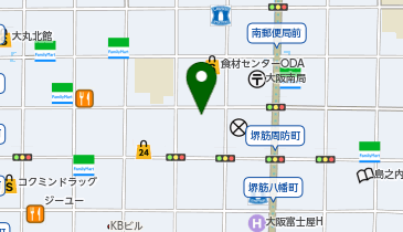 [EV]ホテルザグランデ心斎橋の地図画像