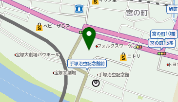 [EV]ネッツトヨタ兵庫(株) Volkswagen宝塚の地図画像