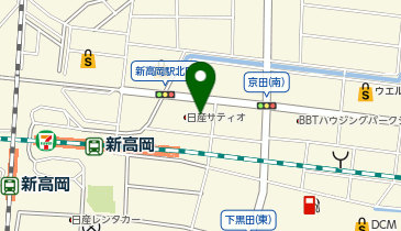 [EV](株)日産サティオ富山 高岡南店の地図画像