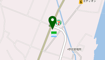 [EV]ファミリーマート宇佐中央店の地図画像