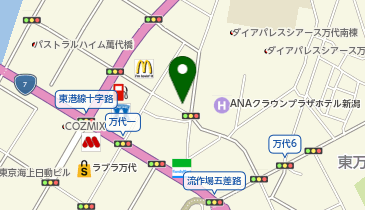 [EV]IHG・ANA・ホテルズグループジャパン(合) ANAクラウンプラザホテル新潟の地図画像