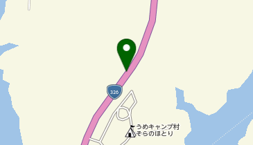 [EV]佐伯市 道の駅 宇目 (第2P)の地図画像