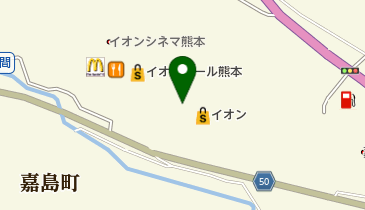 [EV]イオンモール熊本 (屋上P B区画)の地図画像