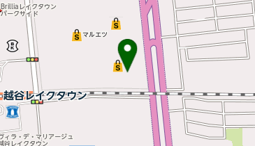 [EV]イオンモール(株) イオンレイクタウンkaze (南平面P B区画側)の地図画像