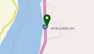 [EV]いの町 道の駅 土佐和紙工芸村「くらうど」の地図画像