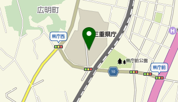 [EV]三重県 県庁 本庁舎の地図画像