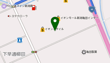 [EV]イオンリテール(株) イオンモール新潟亀田インター (立体P M3階 A区画)の地図画像