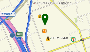 [EV]イオンリテール(株) イオンモール与野 (立体P 4階)の地図画像