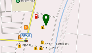 [EV]イオンリテール(株) イオンモール佐野新都市 (屋上P)の地図画像