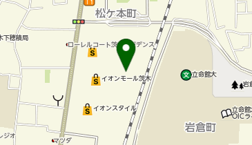 [EV]イオンリテール(株) イオンモール茨木 (立体P出口付近)の地図画像