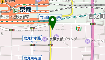 [EV](株)関電アメニックス ホテル エルシエント京都の地図画像