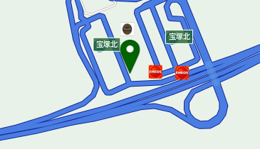 [EV]西日本高速道路(株) NEXCO西日本 新名神高速道路 宝塚北SA (上り・高槻行き)の地図画像