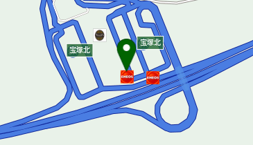 [EV]西日本高速道路(株) NEXCO西日本 新名神高速道路 宝塚北SA (下り・神戸行き)の地図画像