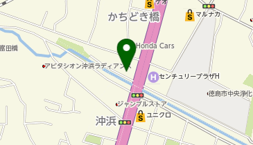 [EV](株)阪神サンヨーホールディングス Audi徳島の地図画像