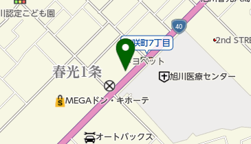 [EV]旭川トヨペット(株) 花咲店の地図画像