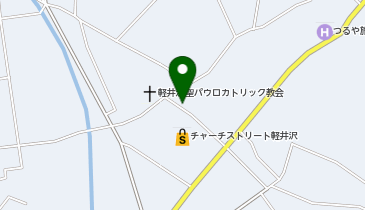 [EV](株)シティリンクス チャーチストリート軽井沢の地図画像