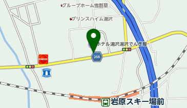 [EV]ホテル湯沢湯沢でんき屋の地図画像