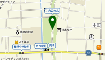 [EV]茨木市営 中央公園駐車場 (地下D-1)の地図画像