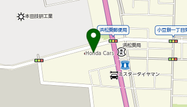 [EV](株)ホンダカーズ静岡西 Honda Cars静岡西 浜松葵東店の地図画像