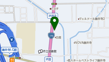 [EV]日産大阪販売(株) 藤井寺店の地図画像