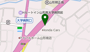 [EV](株)ホンダモビリティ東北 Honda Cars山形 飯田店の地図画像