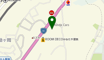 [EV](株)ホンダモビリティ南関東 Honda Cars千葉 成田駅前店の地図画像
