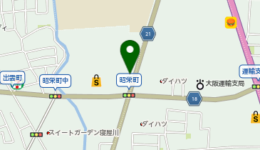 [EV](株)ホンダモビリティ近畿 Honda Cars大阪 寝屋川東店の地図画像