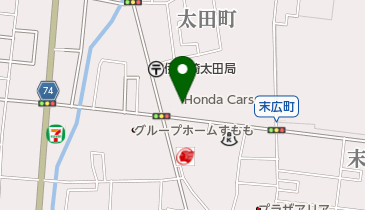 [EV](株)ホンダ中央群馬 Honda Cars伊勢崎中央 太田町店の地図画像