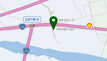 [EV](株)ホンダニュー埼玉 Honda Cars熊谷 寄居店の地図画像