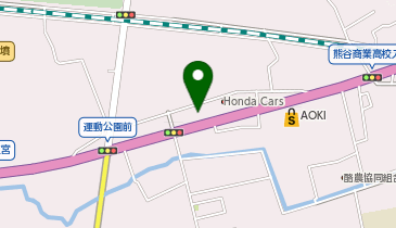 [EV](株)ホンダカーズ埼玉北 Honda Cars埼玉北 熊谷広瀬店の地図画像