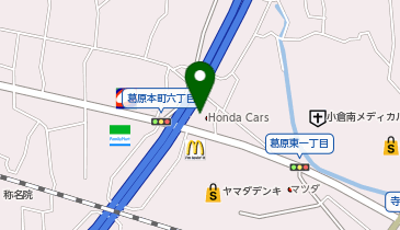 [EV](株)ホンダプリモ小倉東 Honda Cars小倉 小倉東店の地図画像